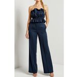 Sézane Giovanni Trousers, Navy, FR34/US2 Photo 1