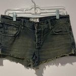Free People Women's Denim Shorts Sz 26 Sexy Daisy Dukes Summer Button Fly Photo 0
