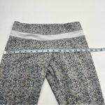Lululemon  Run Inspire Crop II Black Grey White Speckled Capri Legging Size 6‎ Photo 7