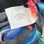 Trimshaper black tropical print floral slimming control halter swim top 24W NEW Photo 11