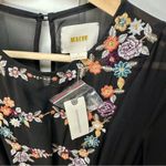 Maeve NEW! Anthropologie Anfisa Embroidered Tunic Dress Black Multi Size 0 Photo 3