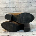 JUST FAB Heeled Lace Up Boot Brown-9 Photo 5