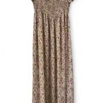 Lush Clothing Olive Green Floral Maxi Dress Photo 0