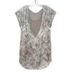 Free People  Midnight Dreamer Sequin Mini Dress Women's Small Silver Dainty Party Photo 8