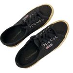 Superga  Black Canvas Platform Sneakers Women’s 6 Casual Streetwear Photo 2