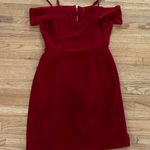 Topshop Storee red off the shoulder dress Photo 6