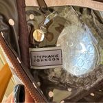 Stephanie Johnson Brown and Pale Pink Heart ML Traveler Cosmetics Case Photo 10