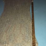 JHANE BARNES silk blend sweater knit custom soft dress RARE vintage NEW size S Brown Photo 6