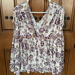 Free People  Boho Top Small Oversized Flowy‎ Photo 0