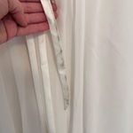 David's Bridal NWT Strapless Chiffon Satin A-Line Corset Wedding Dress Size 16W Photo 9