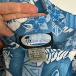 Clear Blue Sky Hawaiian Floral Print Dress. Size L Photo 2