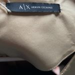 Armani Exchange faux leather blouse gold S Photo 2