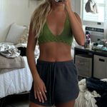 Boutique Green Waffle Knit Top Size XS Photo 0