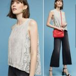 Anthropologie AKEMI + KIN Marietta Cocoon TankTop Blouse Shirt Gray Snake Skin Print Photo 1