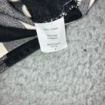 J Crew Plaid Quarter Zip Flannel Shirt Women Medium Black White Photo 8