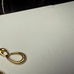 Monet Signed  Gold Tone Dangle Pierced Earrings 2 With Rhinestone Lot Of 3 Photo 13