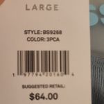 Bliss Sage Green 3 Piece Pajama Set Size L Size L Photo 7