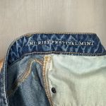 American Eagle  Skirt - high rise fest mini- jean skirt- Size 6 Photo 6