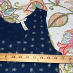 Matilda Jane  sz small womens wide strap tank blue top with floral design bottom Photo 4