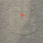 SUB_URBAN RIOT  Women’s Grey Pocket T-Shirt with Embroidered Red Heart Photo 1