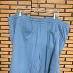 Terra & Sky Terra‎ & Sky Blue Pull On Capris Size 3X Photo 3