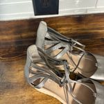 Vionic  Calypso Pewter Lace‎ Up Wedges Size 7 Photo 6