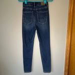 American Eagle  Distressed Curvy Super High Rise Jean Jegging Size 2 Short Photo 1