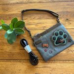 Chala Paw Print Mini Crossbody Bag / Wristlet NWOT Photo 9