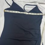 Alya “Black Slip Dress with Side Slit – Minimalist Little Black Dress” Photo 6