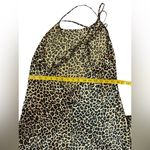 Victoria's Secret Leopard Print Satin Medium Chemise Full Length Lingerie. E33 Photo 12