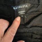 Athleta  Black Cabo 100% Linen Joggers, Size 8, Like New Photo 2