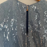 Lovers + Friends  Light Blue Sequined Shimmer TShirt Dress Size Extra Small Photo 5