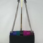 I.N.C. International Concepts (INC) Soft Ajae Patchwork Crossbody bag NWOT Black Photo 2