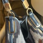 Coach Authentic 1941 jacquard graphic /Leather 3 compartments shoulder bag Photo 9