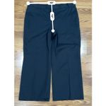 The Row  Cotton/cashmere Black Bapri Cropped Cotton-Blend Straight-Leg Pants 12 Photo 6