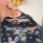 Ulla Johnson NWT Antoine Floral 100% Silk Sheer Ruffle Neck Tie Blouse Size 2 Photo 9