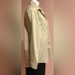 Las Olas  Button Down Long Sleeve Collard Dimond Shape Green Shirt Size Small Photo 2