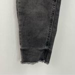ZARA Raw Hem Distressed Denim Skinny Jeans Grey Size 4 Photo 6