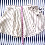 Privacy Please  x Revolve Randall Wrap Mini Skirt in Ivory Stripe Small Photo 5