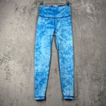 Peloton  WITH Leggings Womens Blue Tie‎ Dye & Purple Floral Reversible XS Photo 6