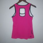 FILA  Performance S Running Zipper Pocket Fitted Tank Top in Hot Pink Black Trim Photo 3