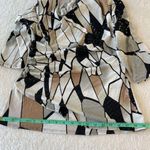 Vintage MSK Sequin Blouse Womens M Black Beige Asymmetrical Artsy Unique 90s Y2k Size M Photo 11