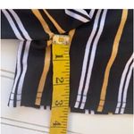 Striped Black and Gold Women's Shorts Photo 7