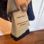 Leota blue botanical jersey draped vneck dress sml Photo 6