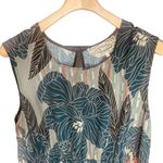 Pink Martini | Floral Sleeveless Midi Dress Navy Multi Boho Resort Size L | EUC Photo 3