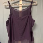 Avenue Women's Sheer Camisole Cami Top Plus Size 30/32 Plum Purple Photo 5