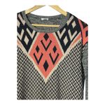Urban Outfitters  Ecote Intarsia Pullover Sweater Aztec Women Size Small‎ Photo 3