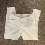Loft  curvy skinny jeans white size 4 Photo 0