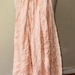 Rsvp C by  Blush Pink Wrap Scarf Fringe Hippie Boho Casual Light Feminine Spring Photo 0