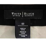 White House | Black Market A Line Black White Skirt WHBM ~Women's Size 00 Photo 6